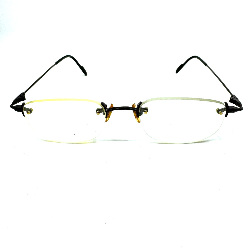 Nikon Duratitan Eyeglasses DT4218 45-20-140‎ Brown H11108